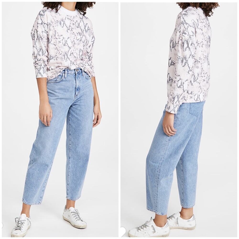 Sundry Python Snake Print Pullover Sweatshirt Pin… - image 6